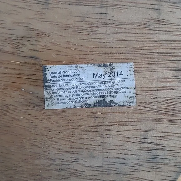 Crate & Barrel Bushel Basket 2014 Vintage Countrycore - Picture 4 of 4